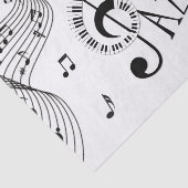 Papier Mousseline Jazz cool (Détail)