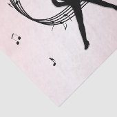 Papier Mousseline Jazz Dance Pink (Détail)