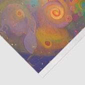 Papier Mousseline Jazz psychédélique Jouer Lenny Lizard Découpage (Détail)