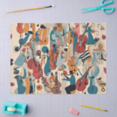 Papier Mousseline Jazz Whimsical (Artisanat)