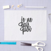 Papier Mousseline "Je citation de Français de Sais Ne Quoi" (Artisanat)