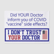 Je ne fais pas confiance à votre médecin