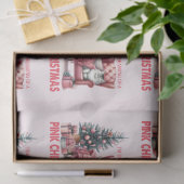 Papier Mousseline Je rêve d'un Noël rose (Pink-Mas) (Cadeau)