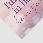 Papier Mousseline Je suis déjà dans le Ciel à cause de vous papier d (Détail)