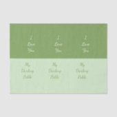 Papier Mousseline Je T'Aime Ma Chérie (Recto)