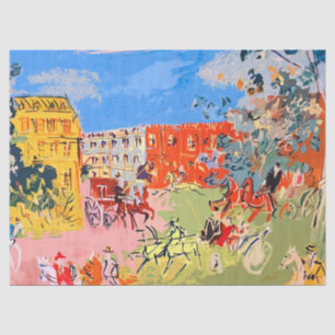 Papier Mousseline Jean Dufy Horsemen