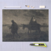 Papier Mousseline Jean-François Millet - Le Vol En Egypte (Artisanat)