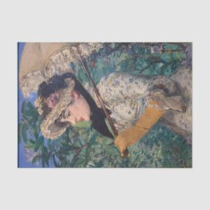 Papier Mousseline Jeanne (Printemps) Par Édouard Manet