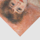 Papier Mousseline Jeanne Samary en robe basse cou (par Renoir) (Détail)