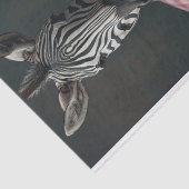 Papier Mousseline Jeffrey le Zèbre (Détail)