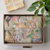 Papier Mousseline Jemima Puddle Duck se promener avec M. Fox (Cadeau)