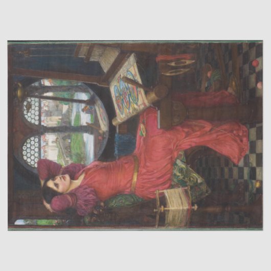 Papier Mousseline J'en ai à moitié marre de l'ombre, dit la Dame de (Recto)