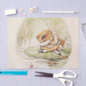 Papier Mousseline "Jeremy Fisher sur une Lilypad" par Beatrix Potter (Artisanat)
