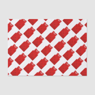 Papier Mousseline Jersey de basket-ball Red Snowflake