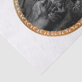 Papier Mousseline Jésus a cloué avec ses bras et les mains étant (Détail)