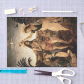 Papier Mousseline Jésus-Christ baptisé par John, peignant par L (Artisanat)