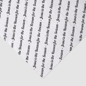 Papier Mousseline Jésus est la raison de la saison Blanc (Détail)