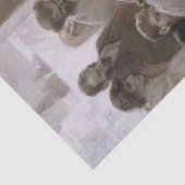 Papier Mousseline Jésus Lave les pieds de ses disciples (Détail)