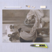 Papier Mousseline Jésus Lave les pieds de ses disciples (Artisanat)