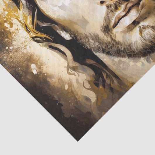 Papier Mousseline Jésus le Christ (Détail)