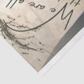 Papier Mousseline Jésus Nous sommes tous brisés Découpage Tissu Papi (Détail)