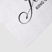 Papier Mousseline Jésus ROI DES ROIS (Détail)