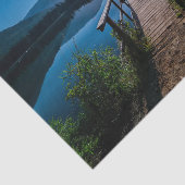 Papier Mousseline Jetée de nuit sous une Pleine lune (Détail)