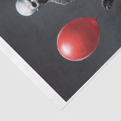 Papier Mousseline Jeu de mort avec ballon d'air aussi (Détail)