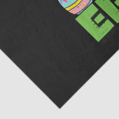Papier Mousseline Jeu de pixels de lapin de Pâques heureux  (Détail)