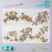 Papier Mousseline Jeu de souris de Noël risqué (Artisanat)