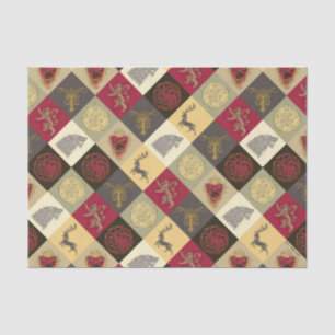 Papier Mousseline Jeu de Trones Motif sigil