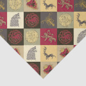 Papier Mousseline Jeu de Trones Motif sigil (Détail)