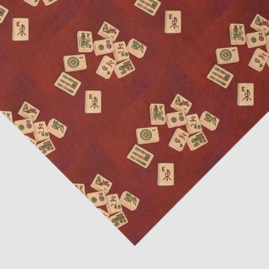 Papier Mousseline Jeu d'heure-milliampère Jongg (Détail)