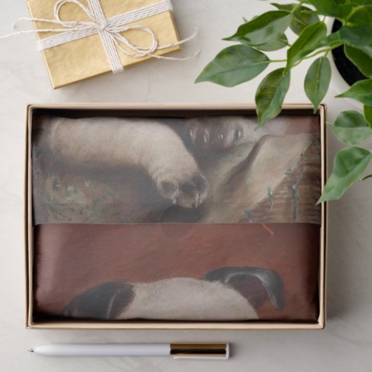 Papier Mousseline Jeune Carlin par Carl Reichert (Cadeau)