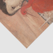 Papier Mousseline Jeune femme avec Ibis Peinture Edgar Degas (Détail)