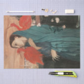 Papier Mousseline Jeune femme avec Ibis Peinture Edgar Degas (Artisanat)