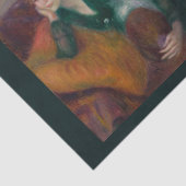 Papier Mousseline Jeune femme en vert, William James Glackens (Détail)