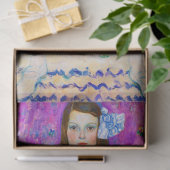 Papier Mousseline Jeune fille, Gustav Klimt (Cadeau)