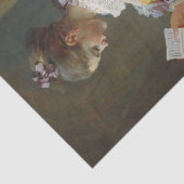 Papier Mousseline Jeune fille Lecture par Jean-Honore Fragonard (Détail)