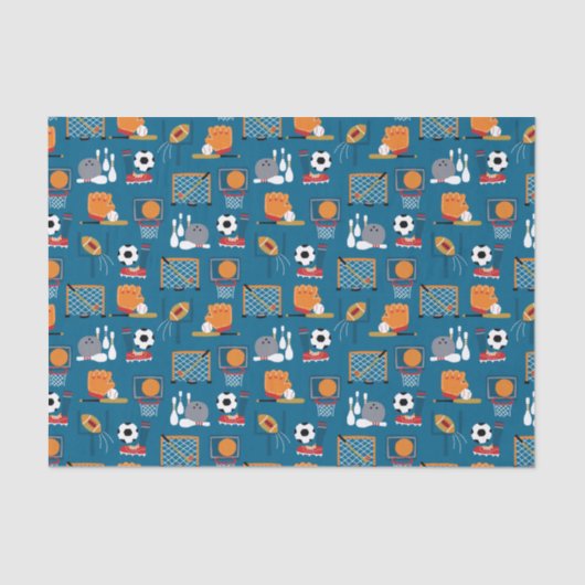 Papier Mousseline Jeux sportifs (Recto)