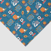 Papier Mousseline Jeux sportifs (Détail)