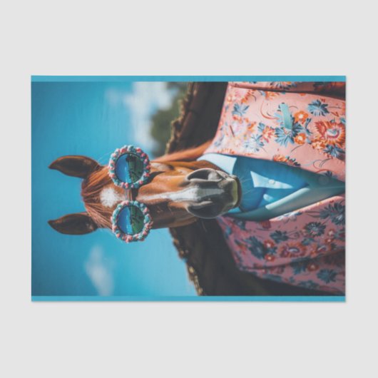 Papier Mousseline Jimmy le cheval (Recto)