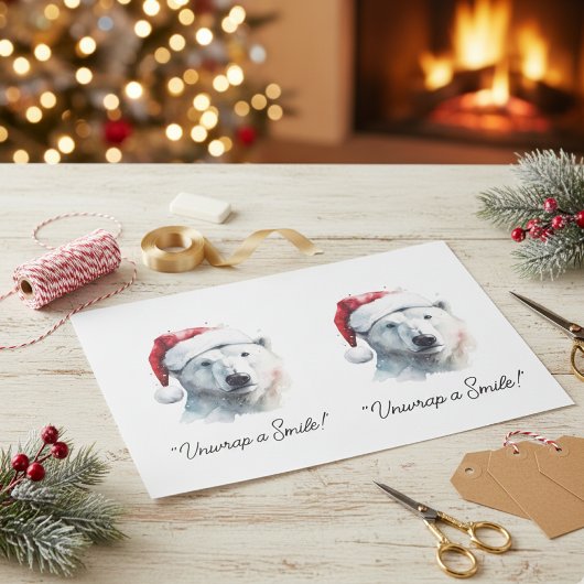 Papier Mousseline Jingle Bear Joy, custom