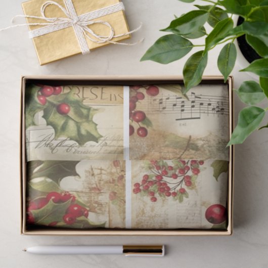 Papier Mousseline Jingle Bell Noël (Cadeau)