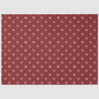 Papier Mousseline Jingle Bell Tissue Paper-Compliments Skating Santa