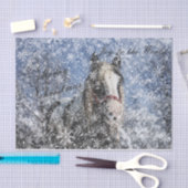 Papier Mousseline Jingle Bells Cheval de la Découpage de Noël (Artisanat)