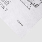 Papier Mousseline Jingle Bells Musique Fête Tissu Découpage Papier (Détail)