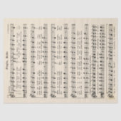 Papier Mousseline Jingle Bells Tissu de vacances et papier de découp (Recto)