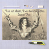 Papier Mousseline Joan d'Arc Cadeau papier de tissus (Artisanat)