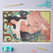 Papier Mousseline JOB, Mucha (Artisanat)